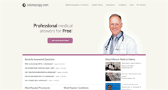 Desktop Screenshot of colonoscopy.com